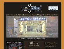 Tablet Screenshot of hotelmerit.com